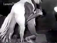 This man prefers a pony up his booty